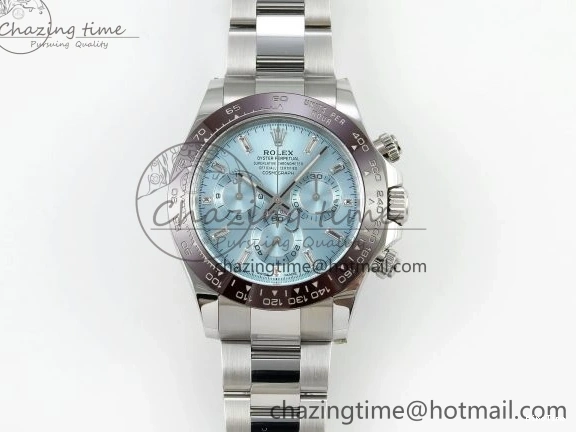 MiroTime 0423 Daytona 116506 Clean 1:1 Best Edition Ice Blue Dial Crystal Markers on SS Bracelet SA4130 V Popular 1702